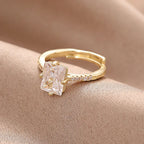Double Layer Zircon Ring - Viexta