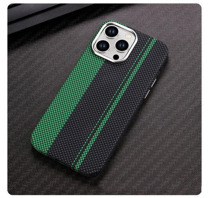 Kevlar Pattern Magnetic Hard Shell iPhone Cover - Viexta