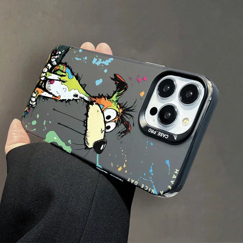 Cartoon Silver iPhone Case - Viexta
