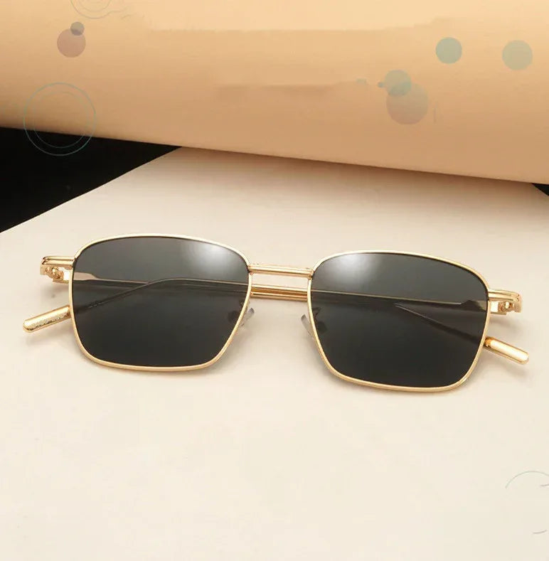 Metal Small Frame Versatile Sunglasses - Viexta