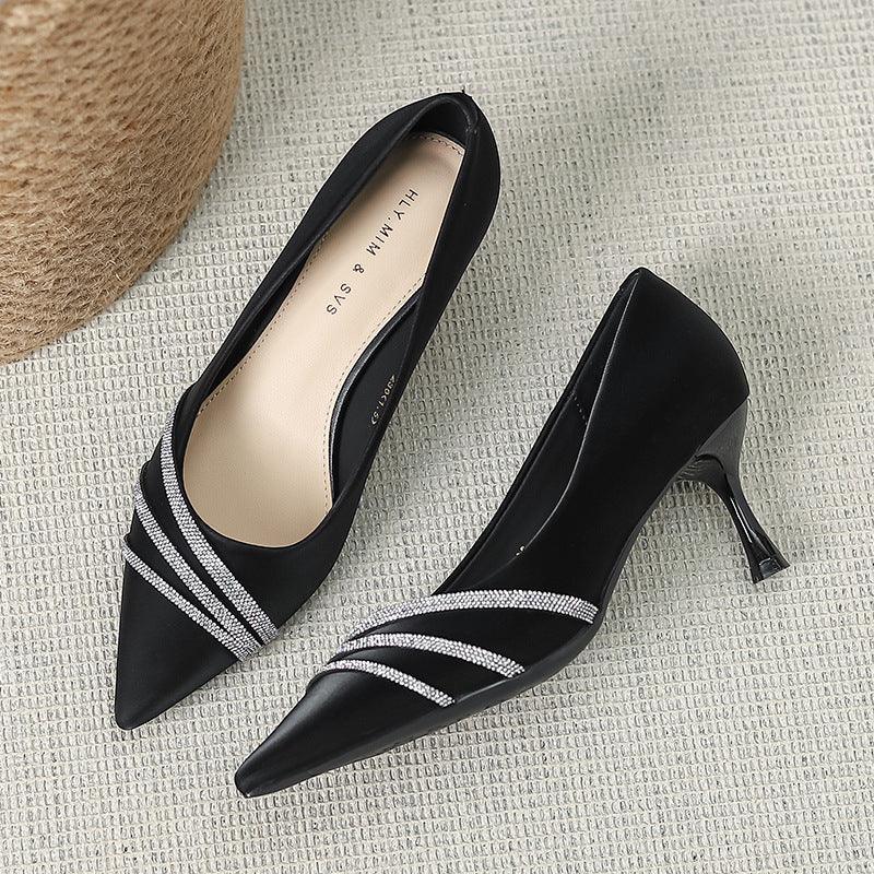 Pointed Stiletto Classy Heels - Viexta