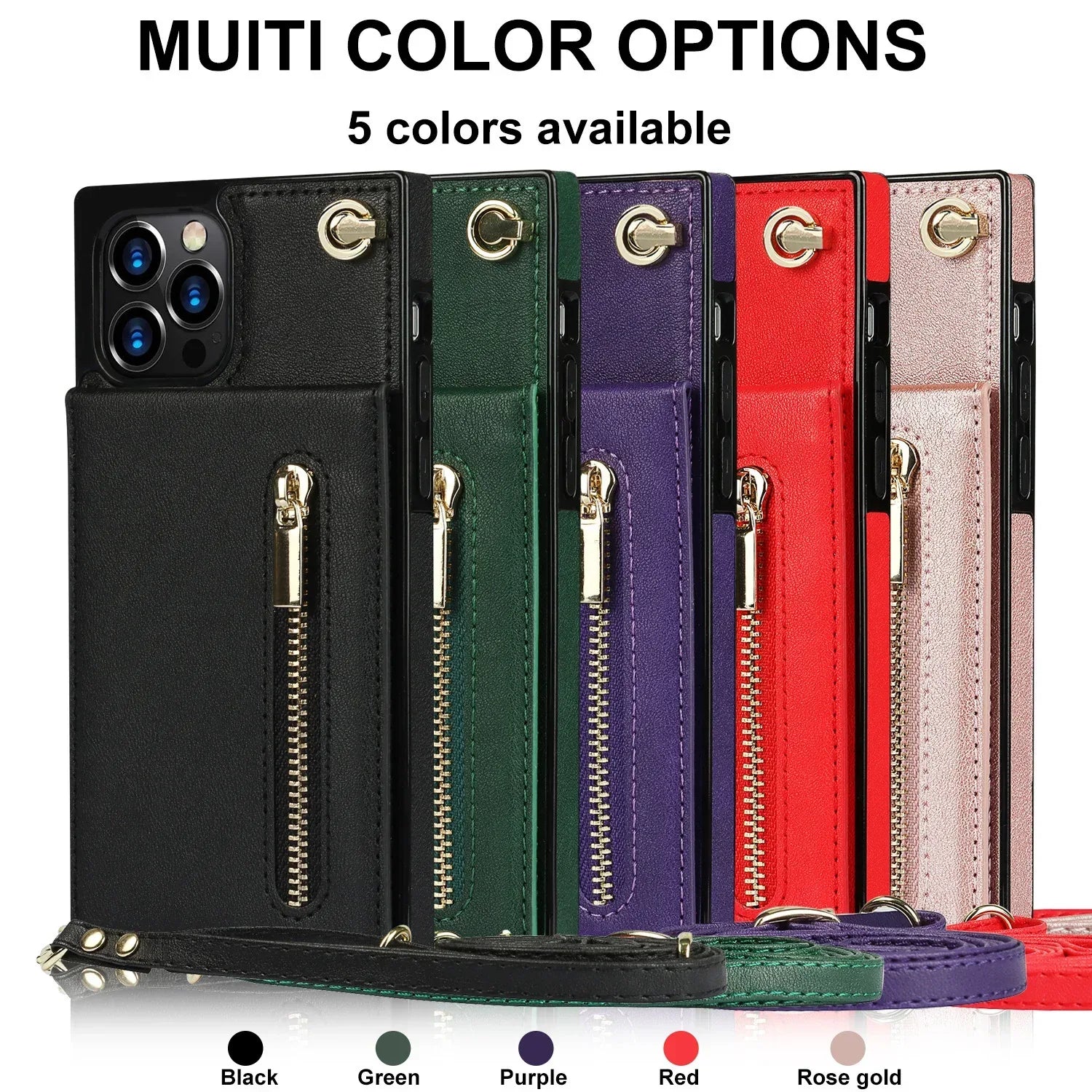 Crossbody XR Zipper iPhone Cover - Viexta