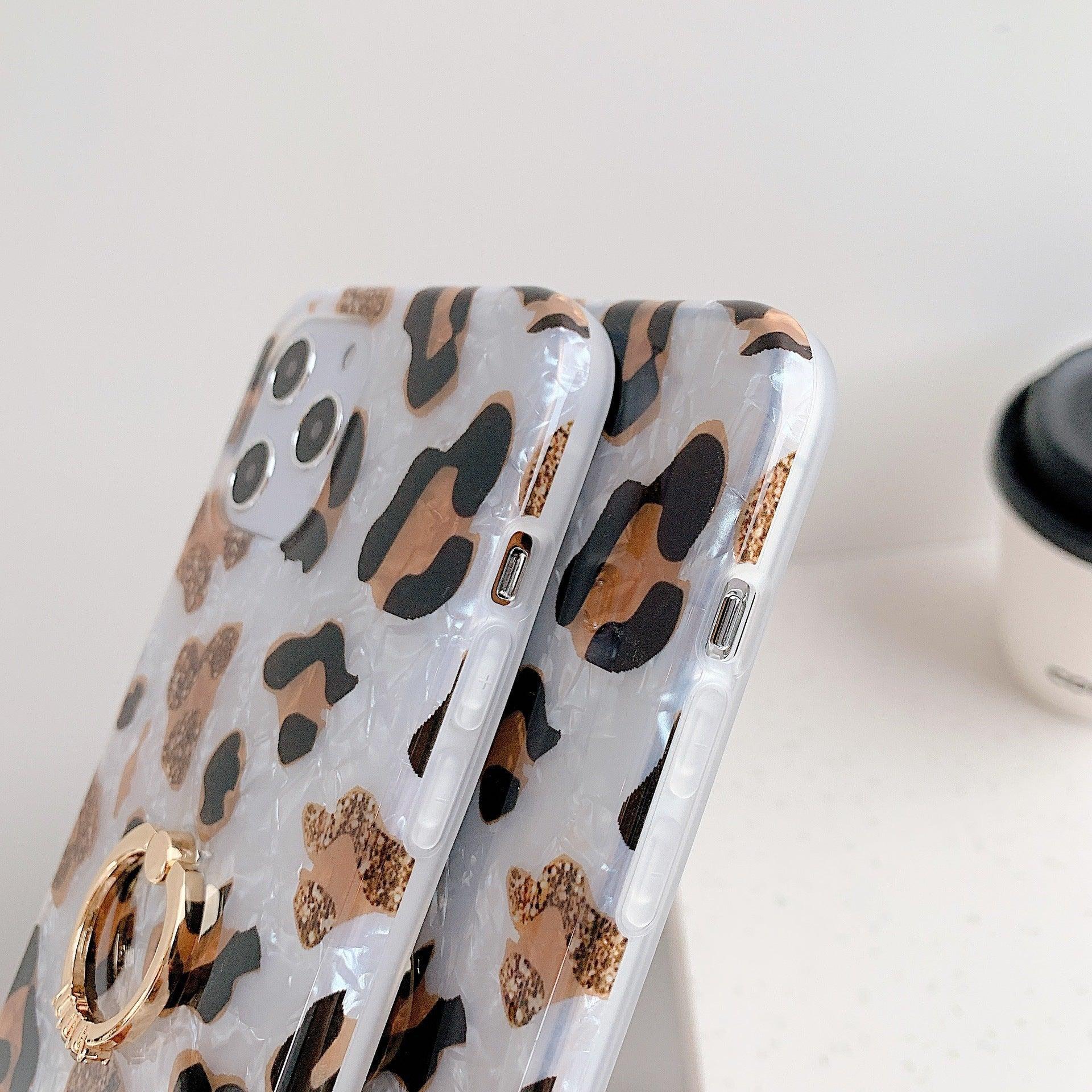 Leopard Print Drop-resistant iPhone Case - Viexta