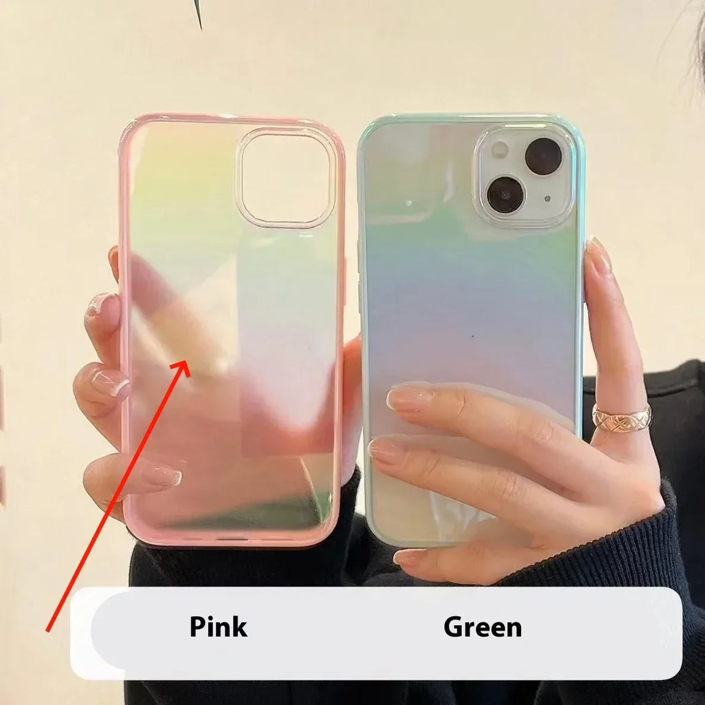 Colorful Transparent 2-in-1 iPhone Case - Viexta