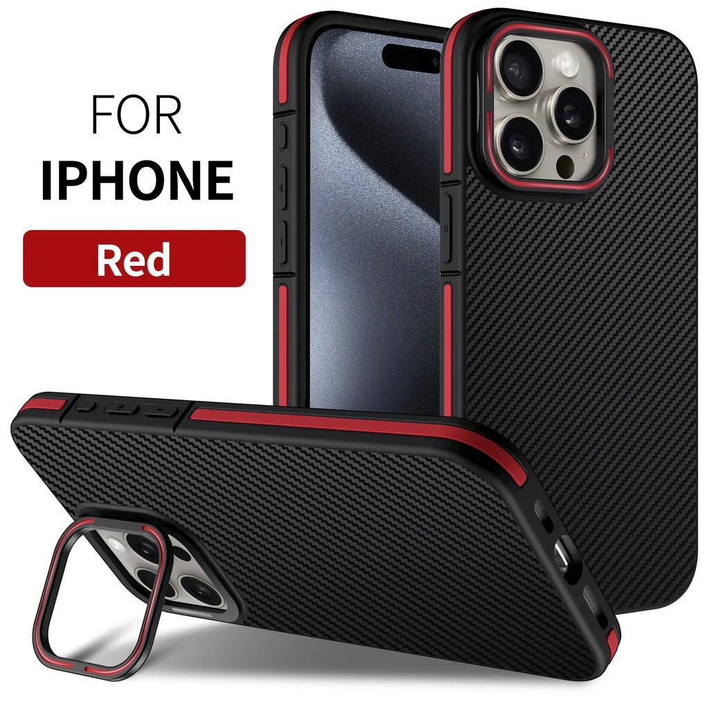 bracket-carbon-fiber-protective-iphone-case - Viexta