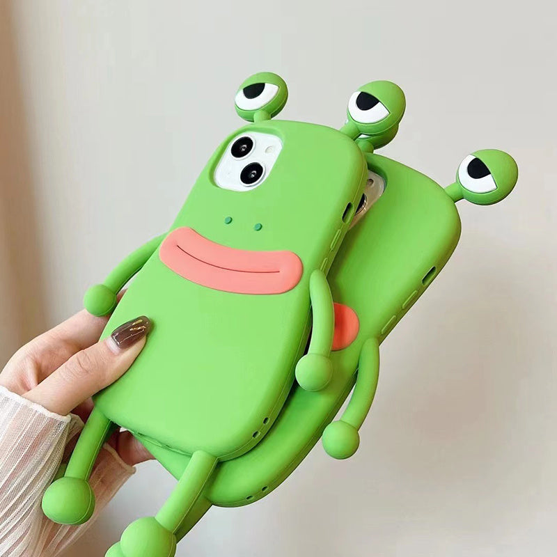 Silicone 3D Frog IPhone Case