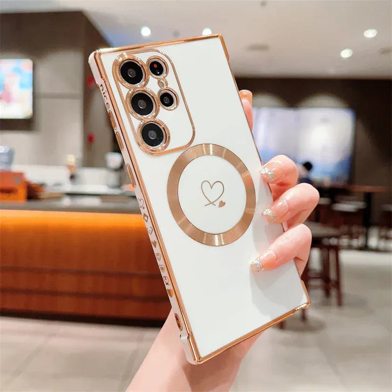 four-corner-drop-resistant-magnetic-samsung-phone-case - Viexta