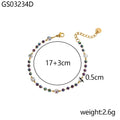 Color Braid Rope Pendant High-grade Bracelet - Viexta