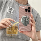wave-pattern-geometric-mirror-huawei-case - Viexta