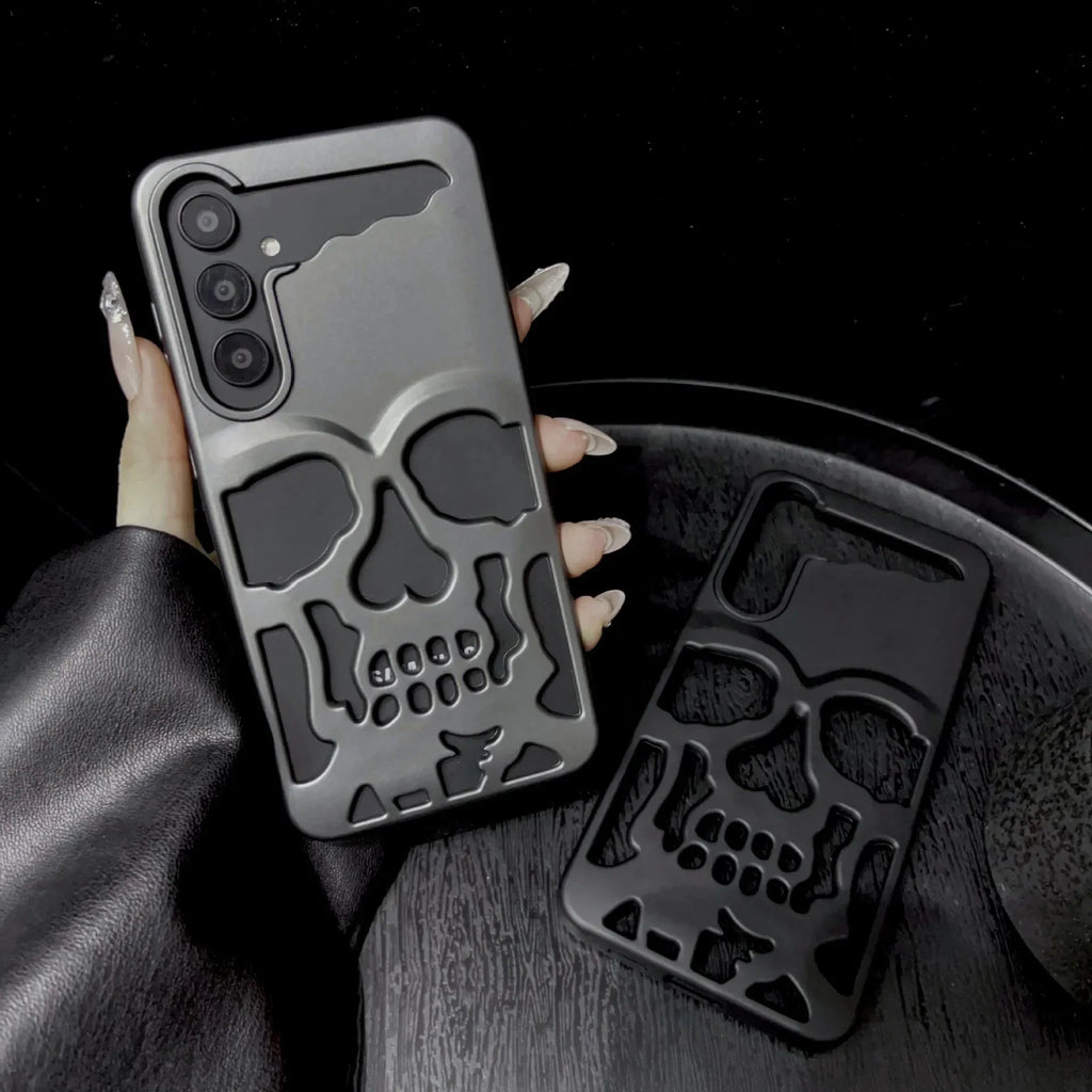 hollow-skeleton-anti-drop-and-heat-dissipation-samsung-ultra-phone-case - Viexta