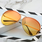 Women's Fashion Lens Sunglasses Gradient Color - Viexta