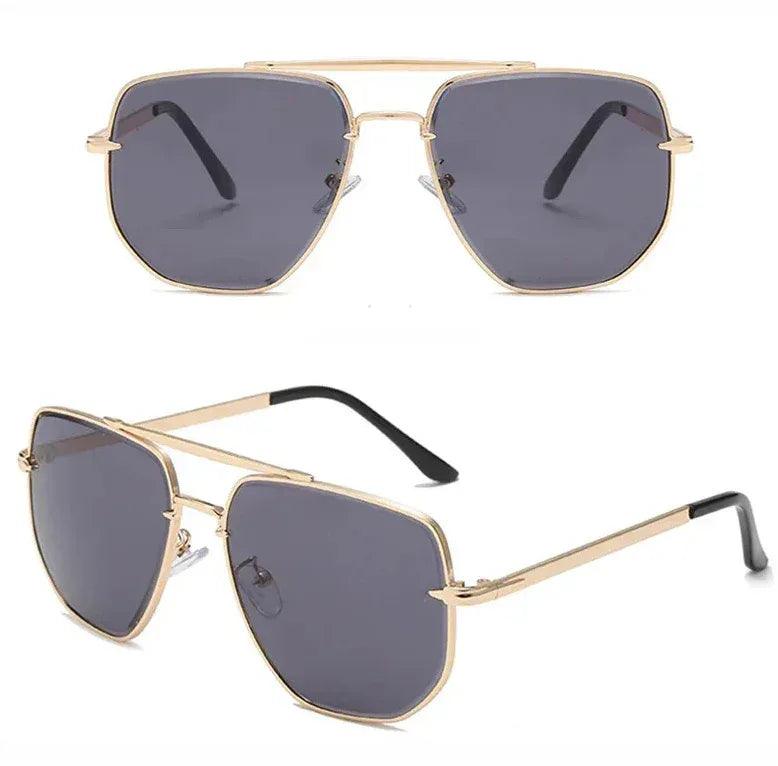 double-bridge-gradient-cut-sunglasses - Viexta