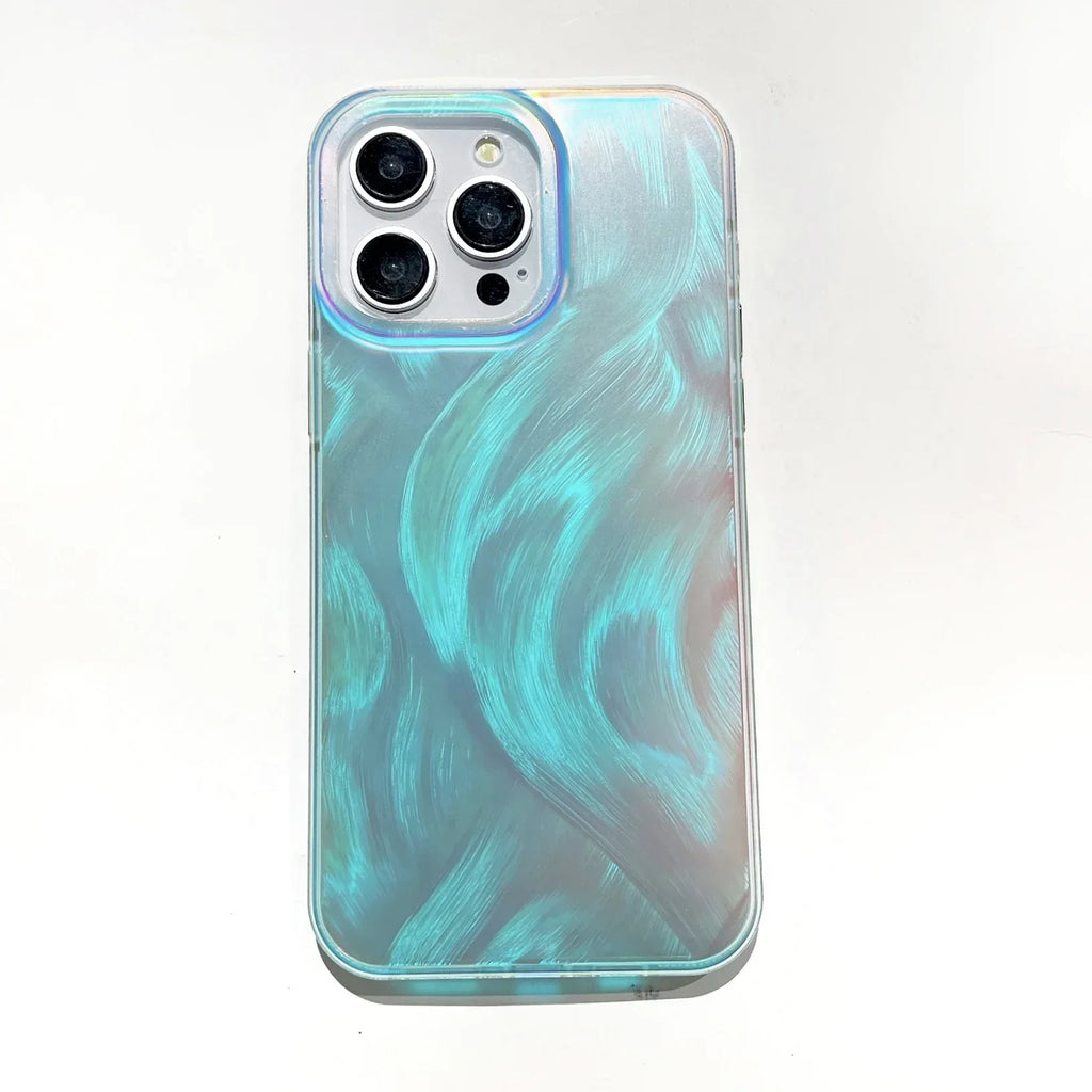 Laser Feather Yarn iPhone Case - Viexta
