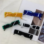 Rectangle Frame Fashion Sunglasses - Viexta