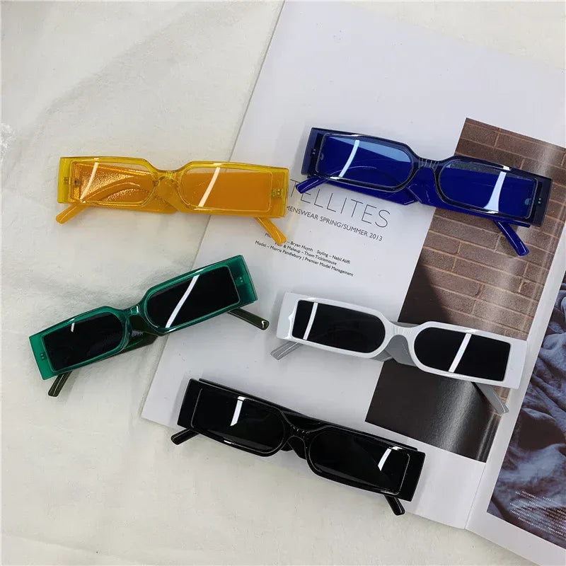 Rectangle Frame Fashion Sunglasses - Viexta