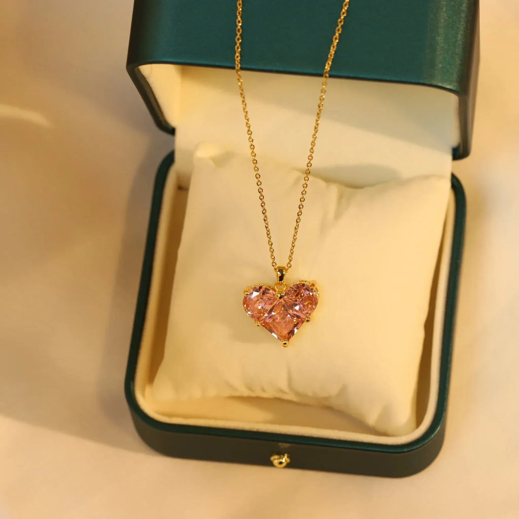 Princess Heart Clavicle Chain - Viexta