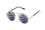 Men's Casual Retro Metal Punk Steam Flip Sunglasses - Viexta