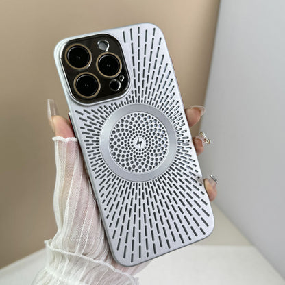 Heat Dissipation Network Shell Magnetic iPhone Case