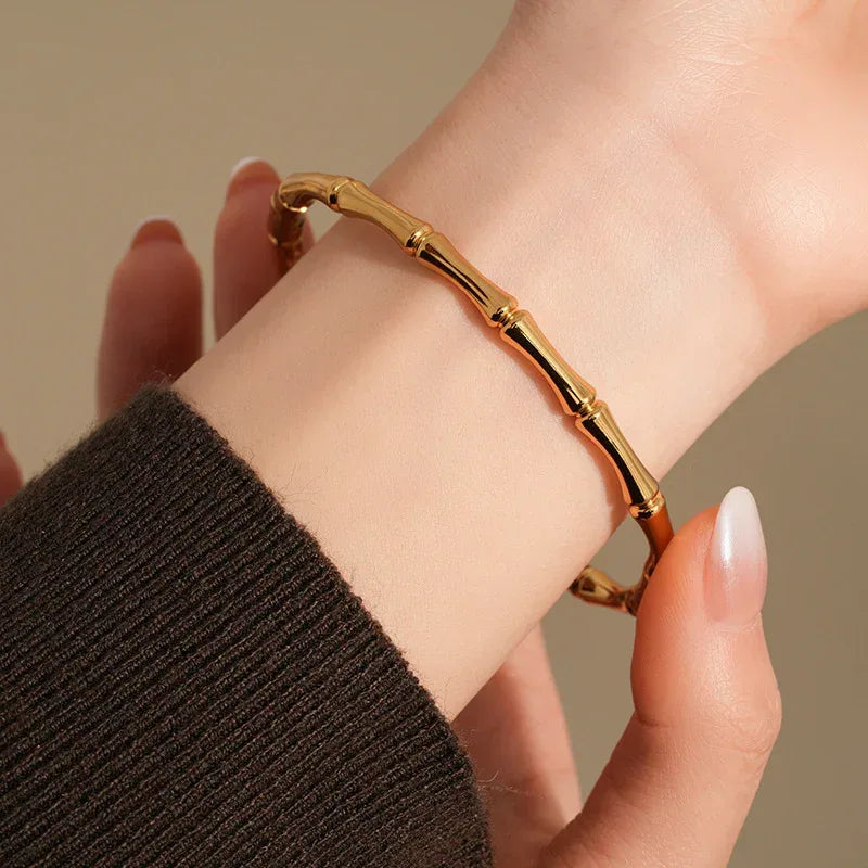 Titanium Steel BamboomBracelet - Viexta