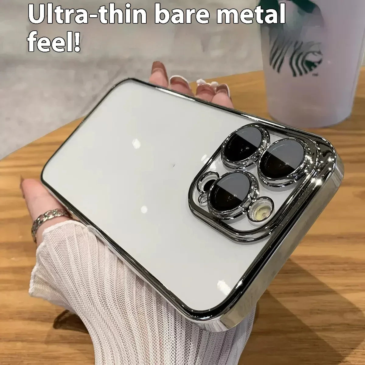 Dustproof Net Transparent Plating IPhone Case - Viexta