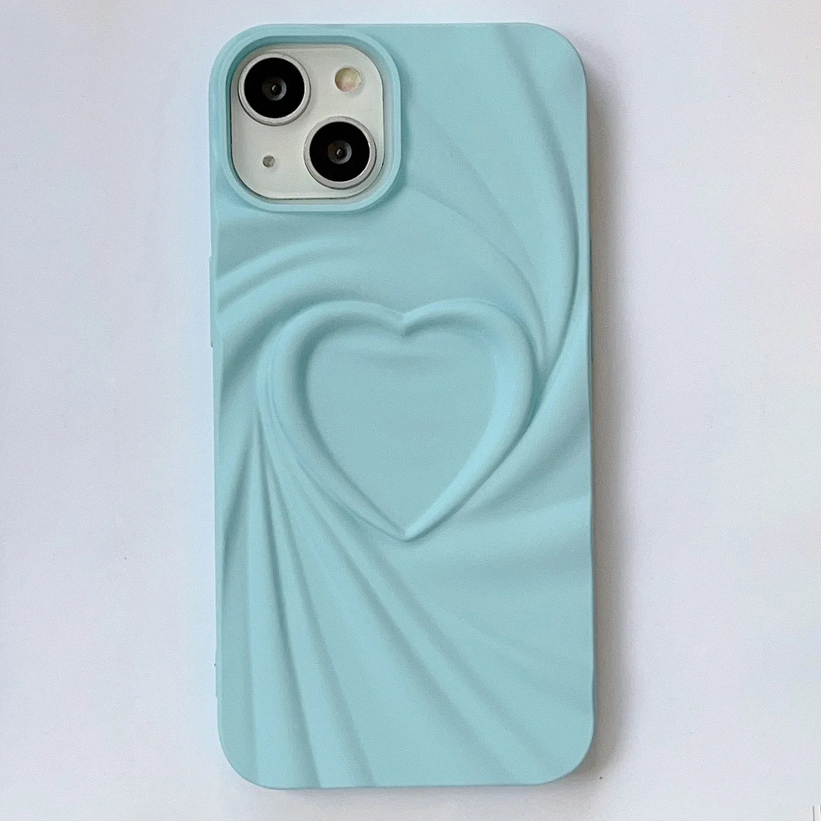 Creative Pleated Love Phone Case - Viexta