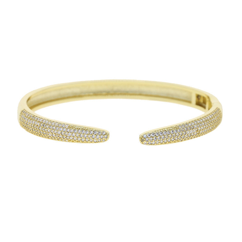 Inlaid Zircon European Bracelet