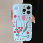 Art-style Tomato Illustration iPhone Case - Viexta