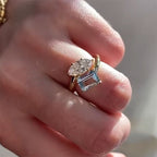 Exquisite Blue Healing-design Ring