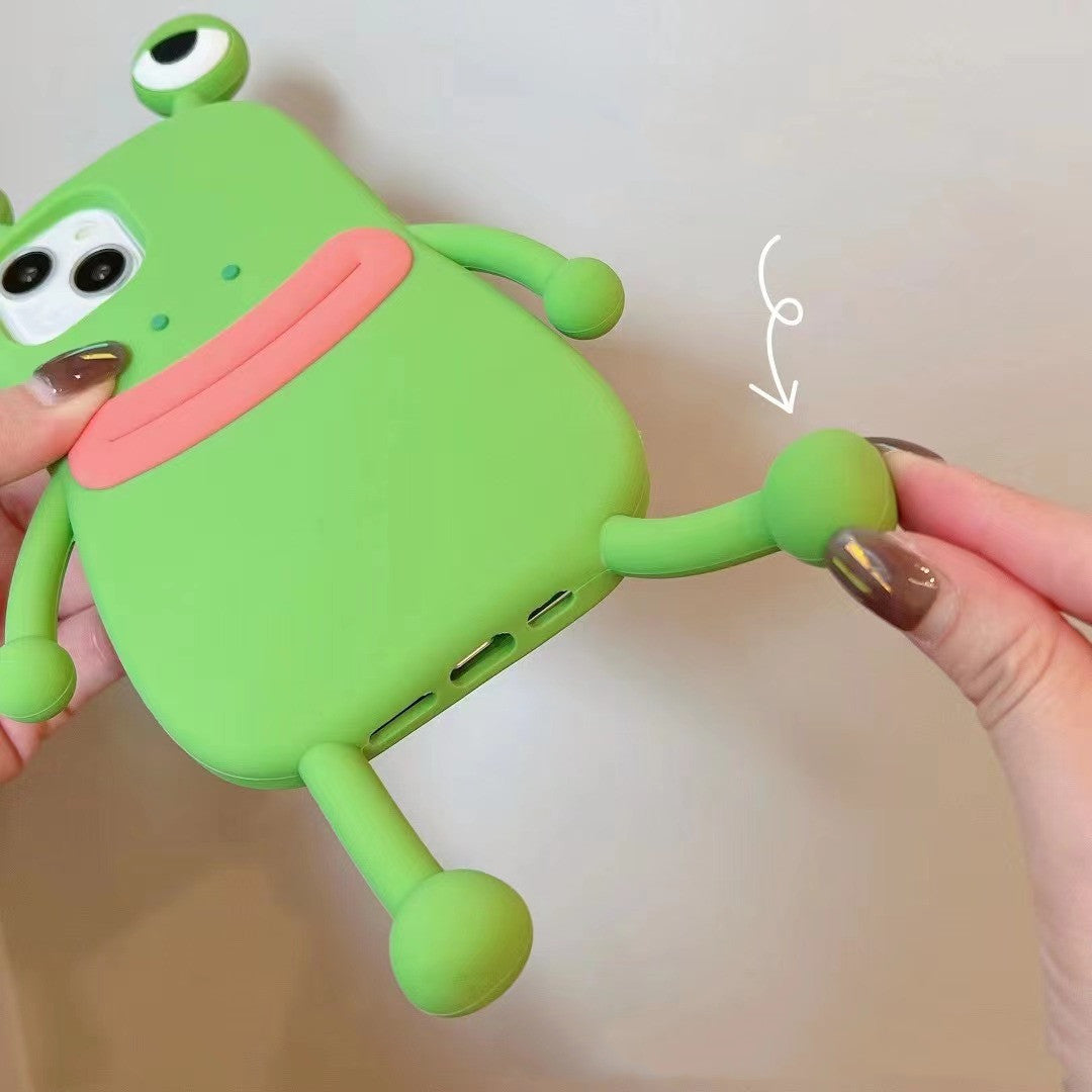 Silicone 3D Frog IPhone Case