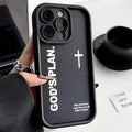 Cross-shaped iPhone Case With A Heavenly Eye Stepped Design - Viexta
