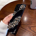 Niche Leopard Vertical iPhone Case