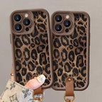 leopard-print-lanyard-iphone-case - Viexta