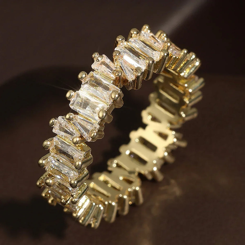 Zircon Ladder Square Ring - Viexta