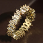 Zircon Ladder Square Ring - Viexta