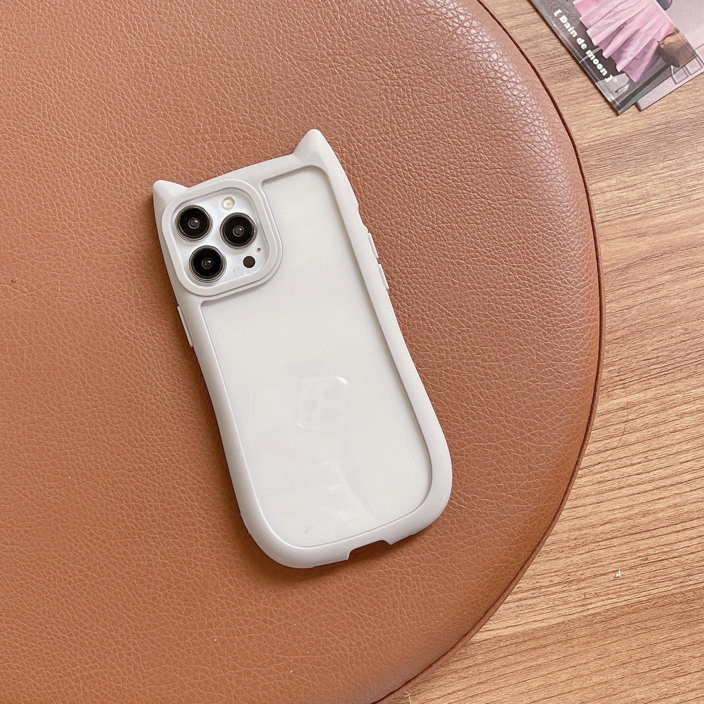 Acrylic High Version Cat Ears iPhone Case - Viexta