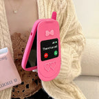 Flip Phone Shape Mirror iPhone Case - Viexta