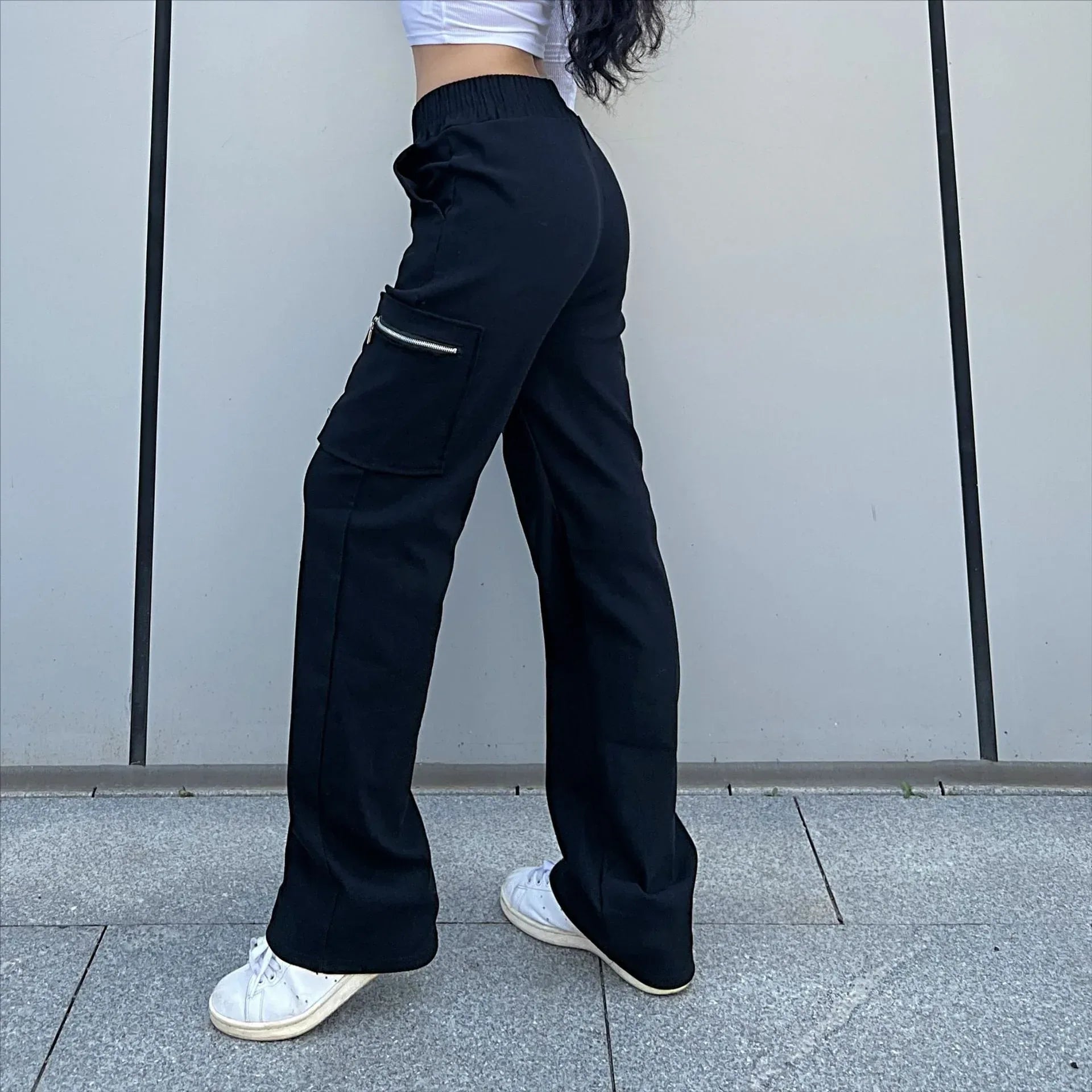 Trendy Women's Loose Street Trousers - Viexta