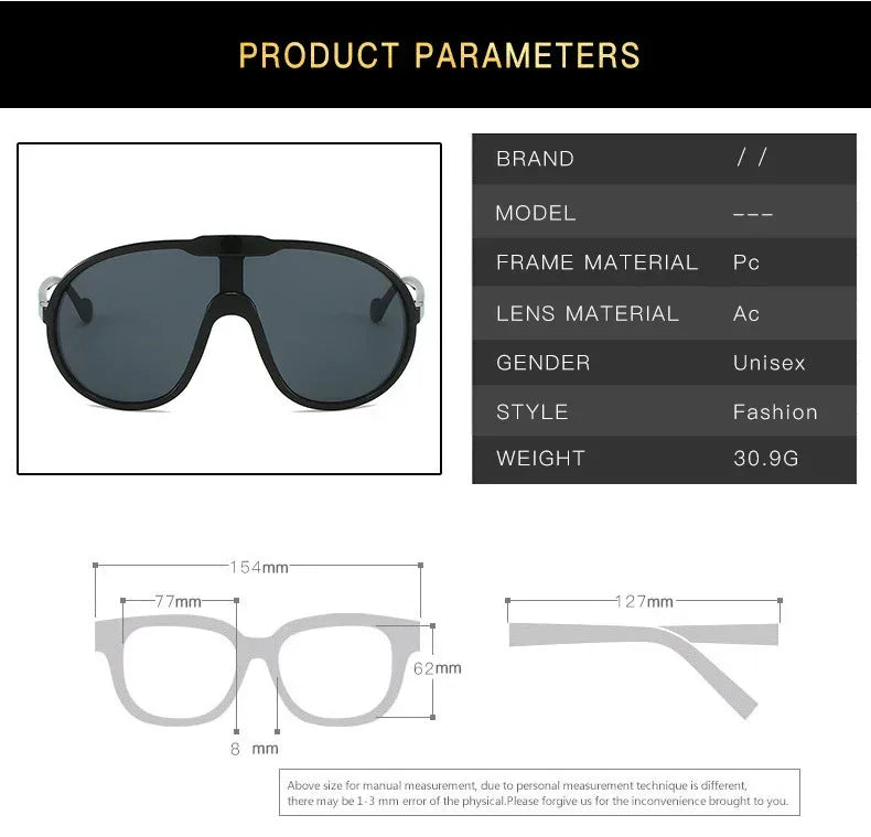 Large Rim Sunglasses - Viexta