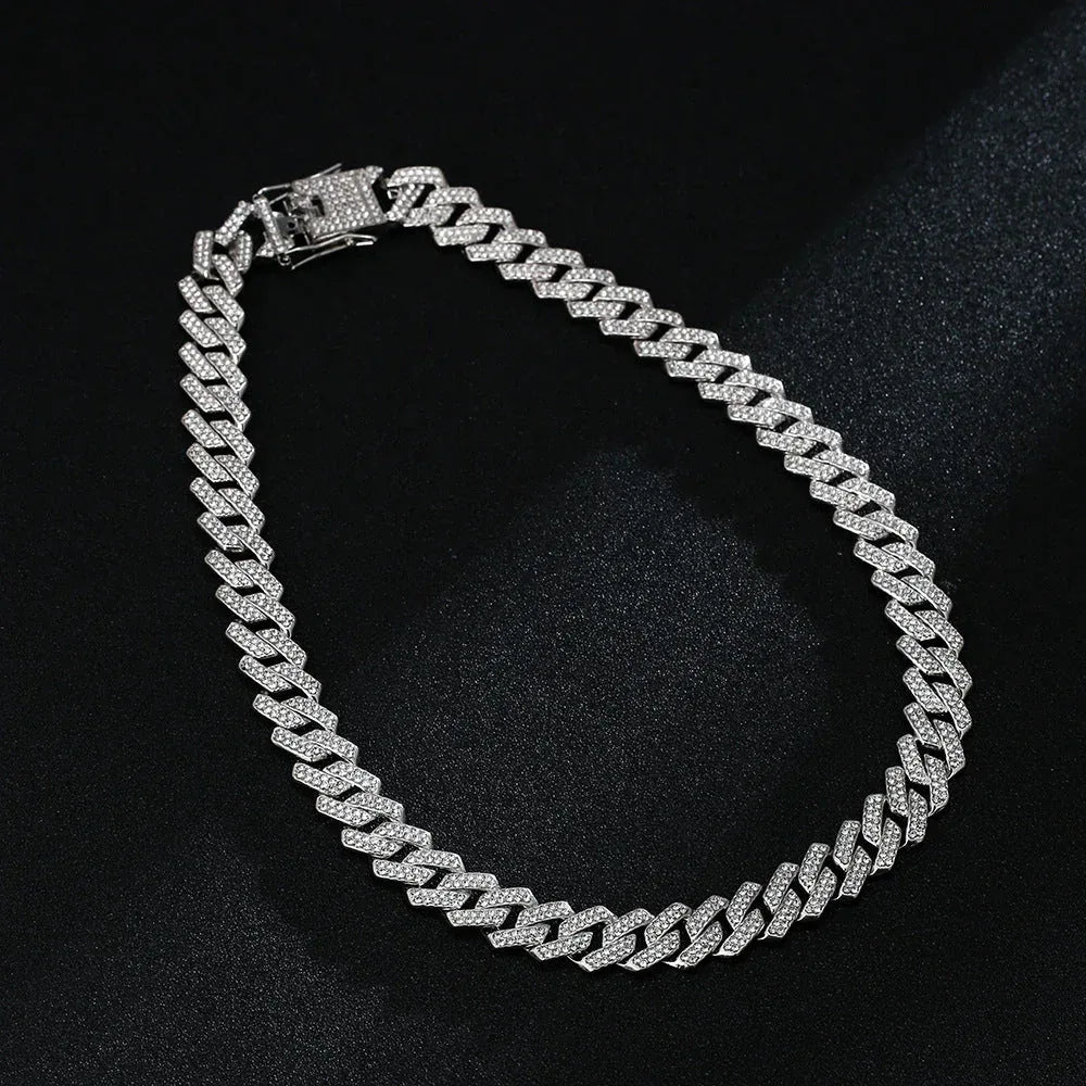 diamond-inlaid-necklace - Viexta