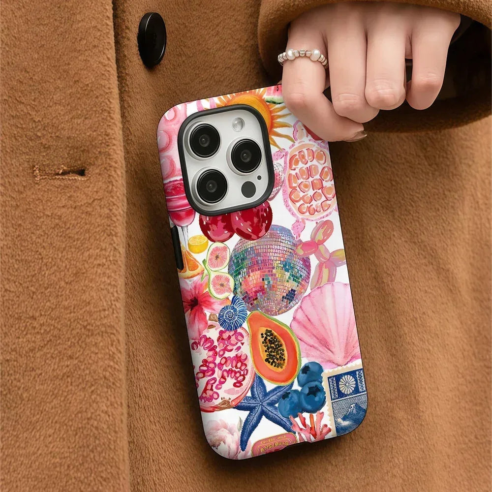 Minimalist Marine Bio Printed iPhone Case - Viexta