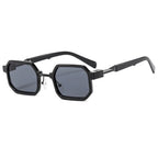 Hip Hop Small Square Box Exquisite Sun Glasses - Viexta