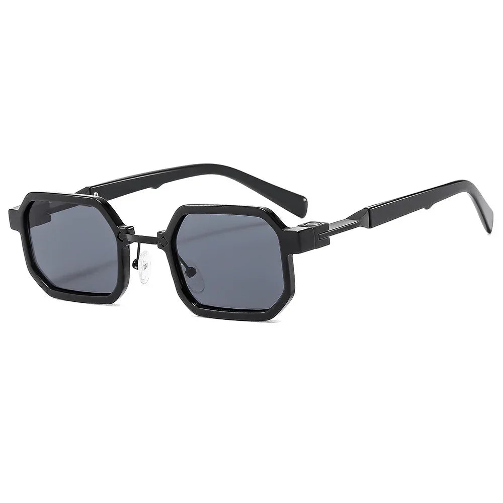 Hip Hop Small Square Box Exquisite Sun Glasses - Viexta