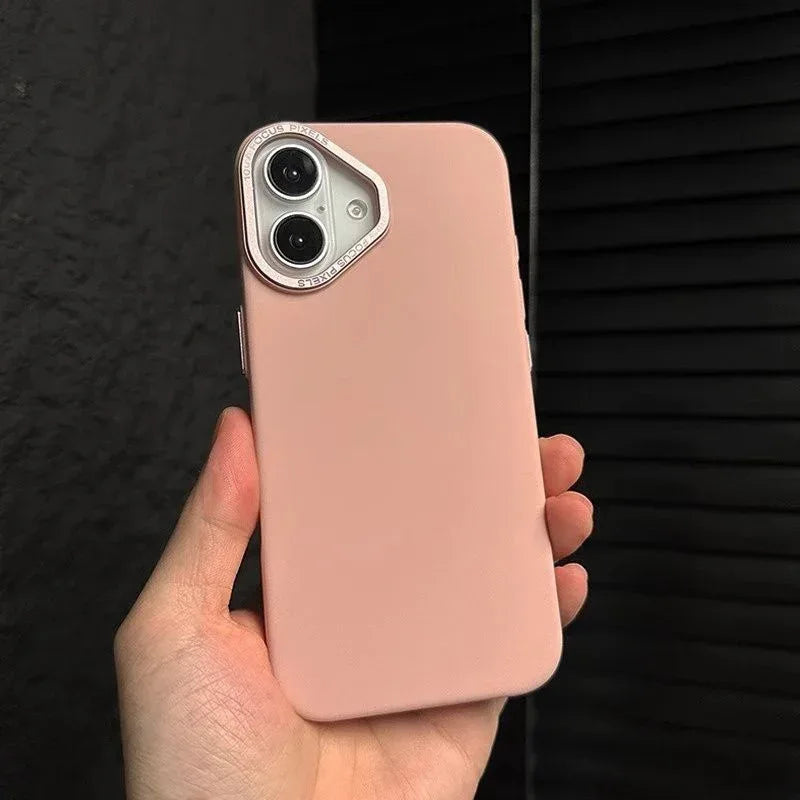 metal-large-hole-ultra-thin-frosted-iphone-case - Viexta
