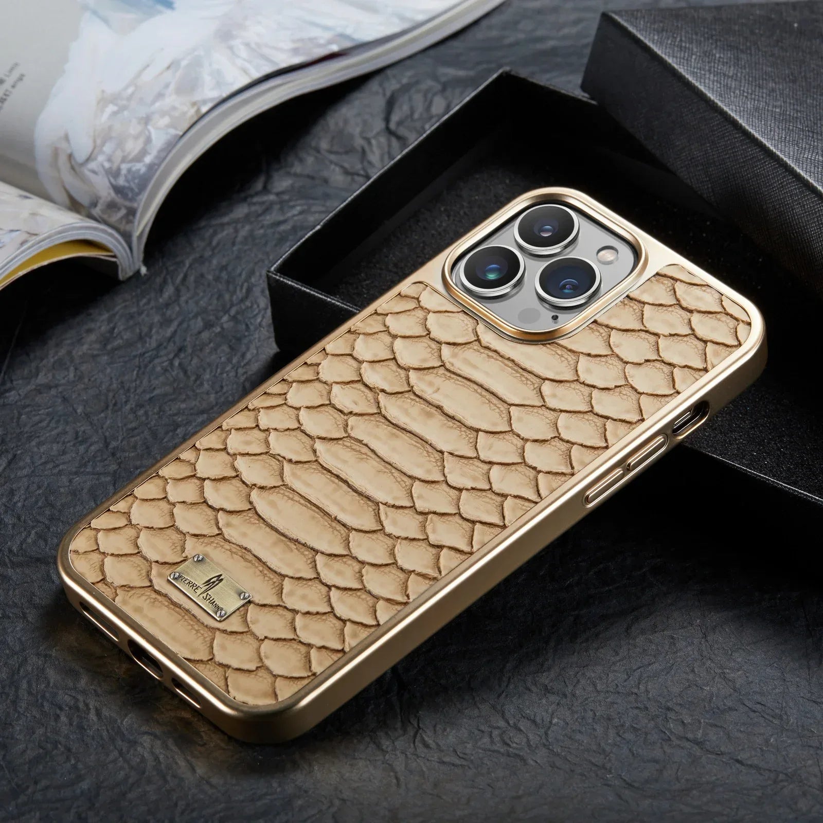 Python Pattern Business Electroplating iPhone Case - Viexta