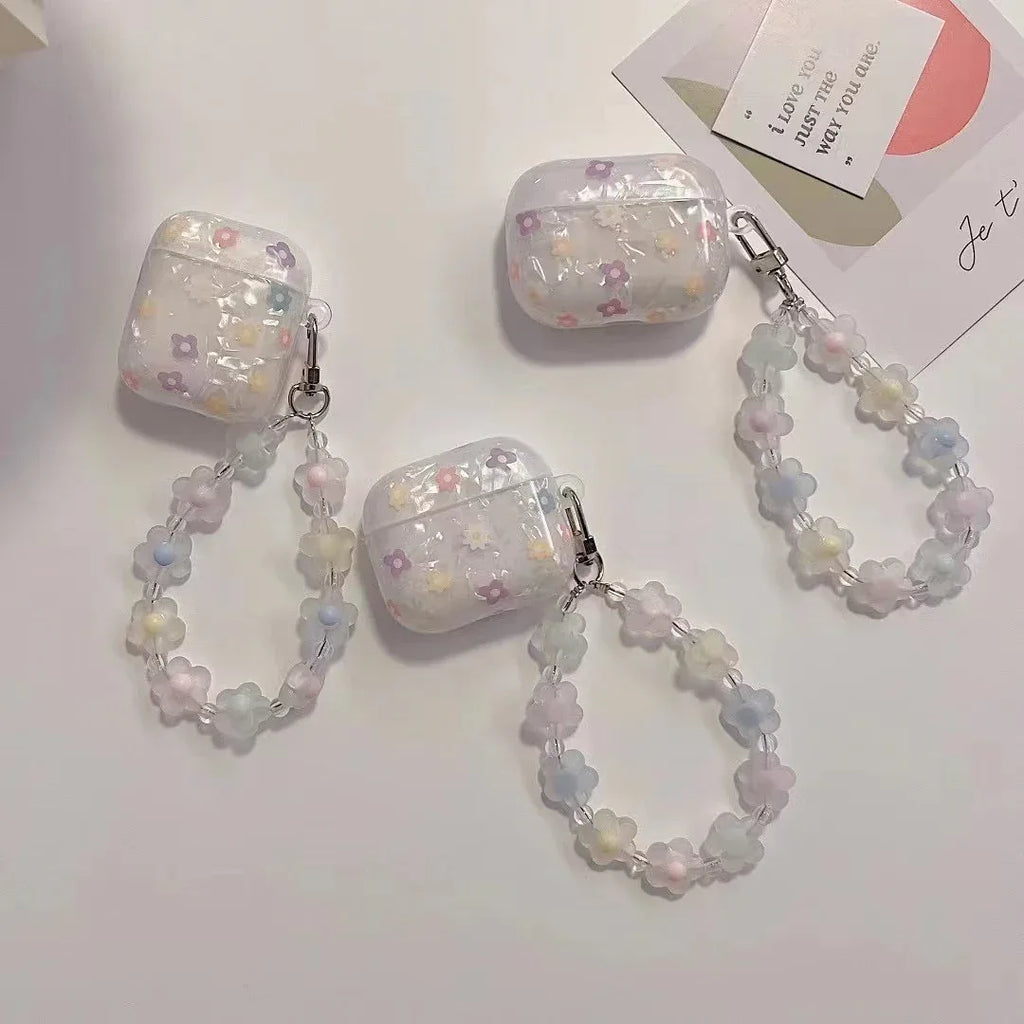 Shell Pattern Protective Flowers Airpods case - Viexta