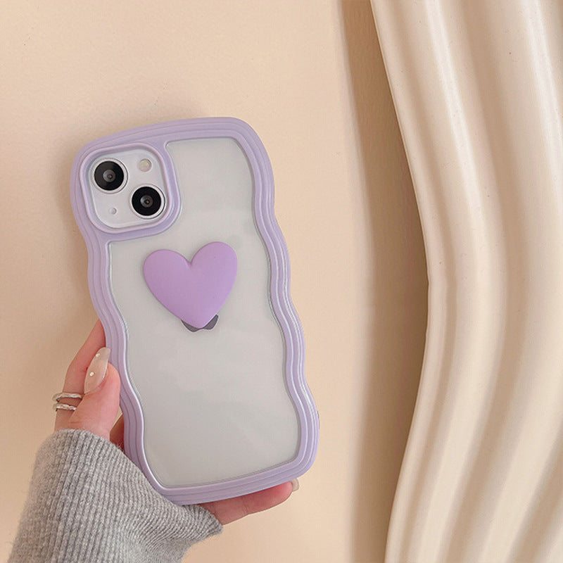 Love Wave Border iPhone Case