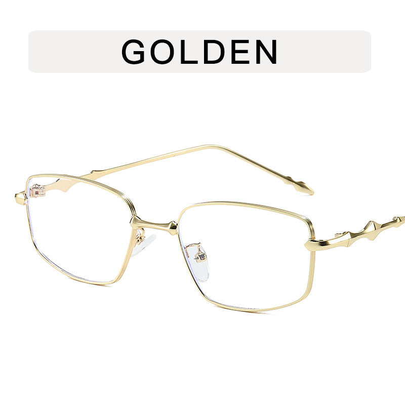 Anti Blue Light Metal Flat Light Eyeglass Frame