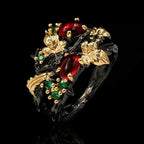 Flower Angel Two-Tone Ring