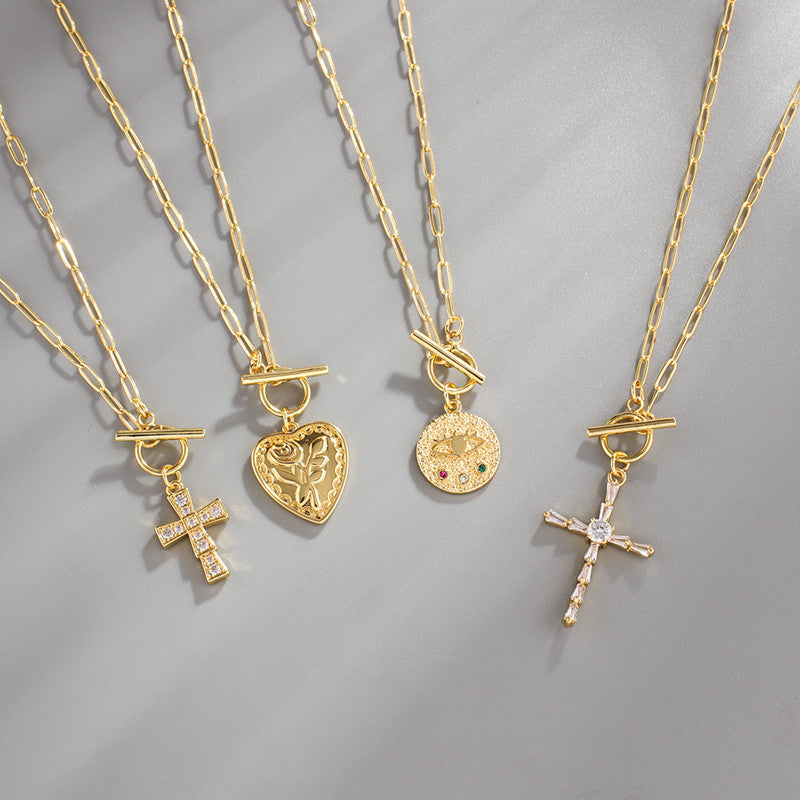 micro-inlaid-zircon-gold-plated-necklace