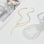 y-shaped-tassel-rhinestone-necklace - Viexta